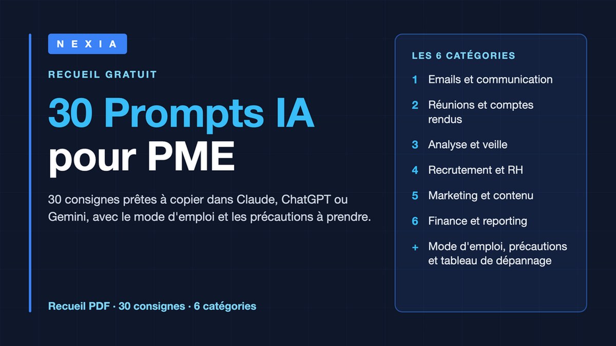 Couverture : 30 Prompts IA pour PME (gratuit)